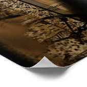 Steampunk Art Poster - Geen angst voor vliegen (Hoek)
