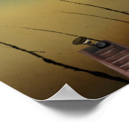 Steampunk Art Poster - Steampunk Flight (Hoek)