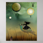 Steampunk Art Poster - Steampunk Flight (Voorkant)