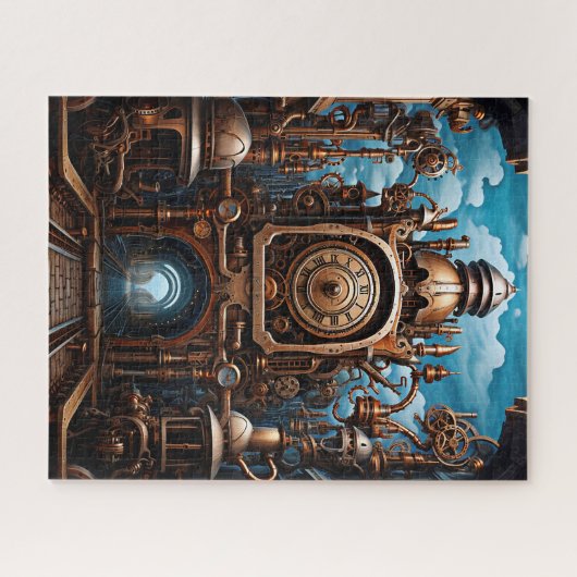 Steampunk Art Puzzle Legpuzzel (Horizontaal)