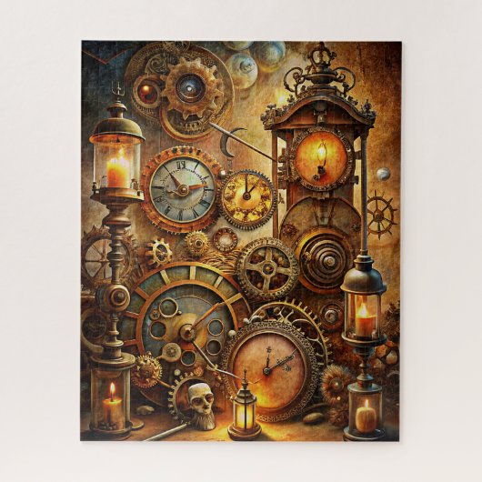Steampunk Art Puzzle Legpuzzel (Verticaal)