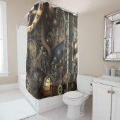 Steampunk Art Shower Curtain Douchegordijn (In situ)