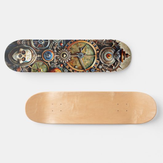 Steampunk Art Skateboard (Horizontaal)