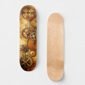 Steampunk Art Skateboard (Voorkant)