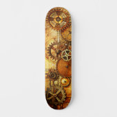 Steampunk Art Skateboard (Voorkant)