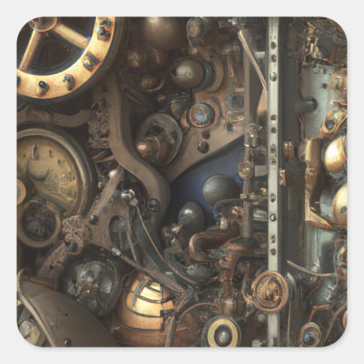 Steampunk Art Stickers (Voorkant)