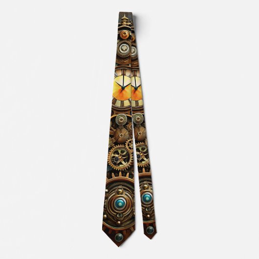 Steampunk Art Stropdas (Voorkant)