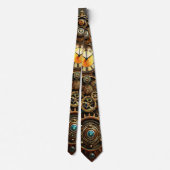 Steampunk Art Stropdas (Achterkant)