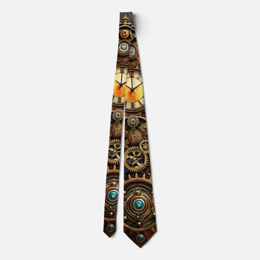 Steampunk Art Stropdas (Achterkant)