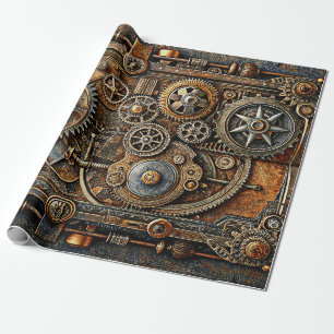 Steampunk Art Wrapping Paper Cadeaupapier
