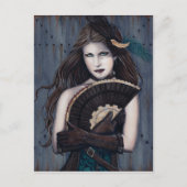 Steampunk Assassin Briefkaart (Voorkant)