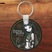 Steampunk Aviatrix Fairy Sleutelhanger "Cloud Burs (Voorkant)