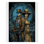 Steampunk Avontuur Perfect Poster (Voorkant)