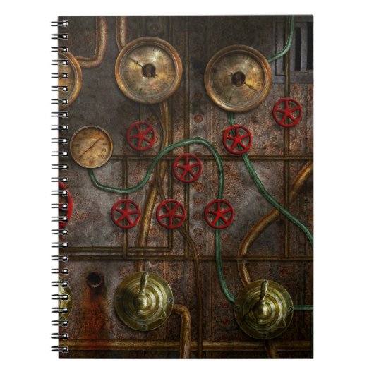 Steampunk - Baangedrag Notitieboek (Voorkant)