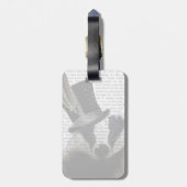 Steampunk Badger in Top Hat Bagagelabel (Achterkant verticaal)