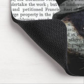 Steampunk Badger in Top Hat Muismat (Hoek)