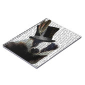 Steampunk Badger in Top Hat Notitieboek (Linkerzijde)