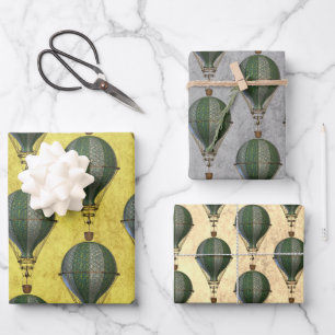  Steampunk-ballon Inpakpapier Vel