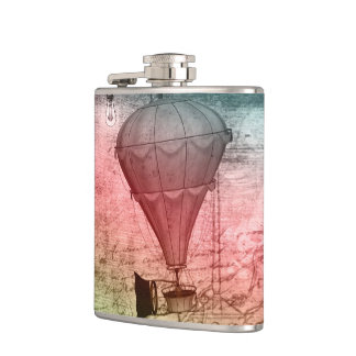 Steampunk Ballon Schets Drinkfles Heupfles