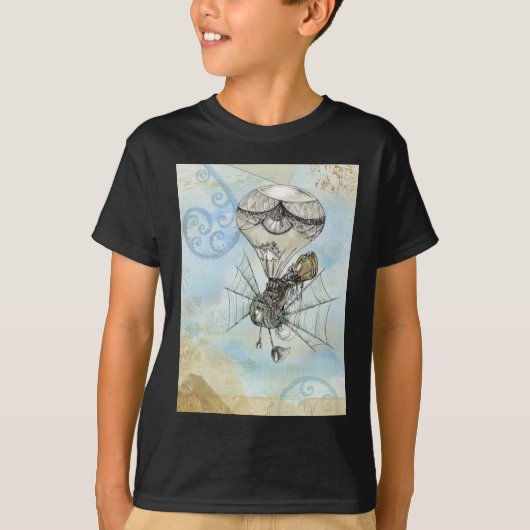 steampunk ballon t-shirt (Voorkant)