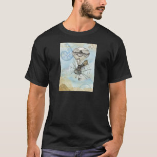 steampunk ballon t-shirt