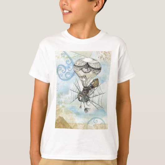 steampunk ballon t-shirt (Voorkant)