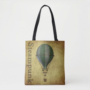  Steampunk-ballon Tote Bag