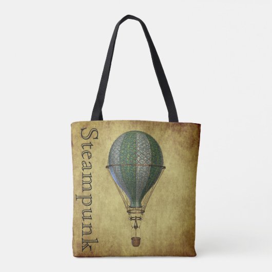  Steampunk-ballon Tote Bag (Achterkant)