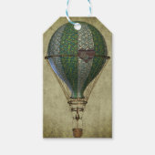 Steampunk Balloon II Cadeaulabel (Voorkant)