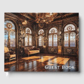 Steampunk Ballroom Elegant Retro Cool Gastenboek (Voorkant)