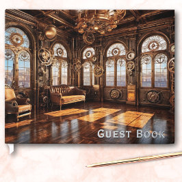 Steampunk Ballroom Elegant Retro Cool Gastenboek