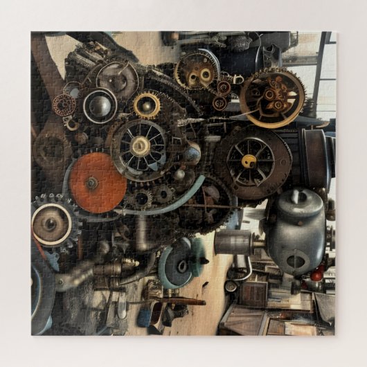 Steampunk Barnicle Bill's Time Flux Device Legpuzzel (Horizontaal)