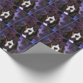 STEAMPUNK Basset Hound Cadeaupapier (Hoek)
