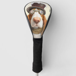 Steampunk Basset Hound Golfheadcover