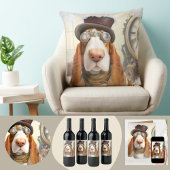 Steampunk Basset Hound Kaart