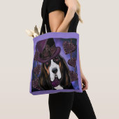STEAMPUNK Basset Hound Tote Bag (Dichtbij)