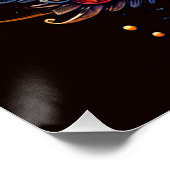 Steampunk Bastille Day Eiffeltoren Perfect Poster (Hoek)