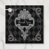 Steampunk Bedankt Bedankjes Labels (Voorkant)