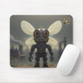 Steampunk Bee Muismat Bob's Bees (Met muis)