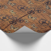 Steampunk-behangpapier Cadeaupapier (Hoek)