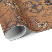 Steampunk-behangpapier Cadeaupapier (Rol Hoek)