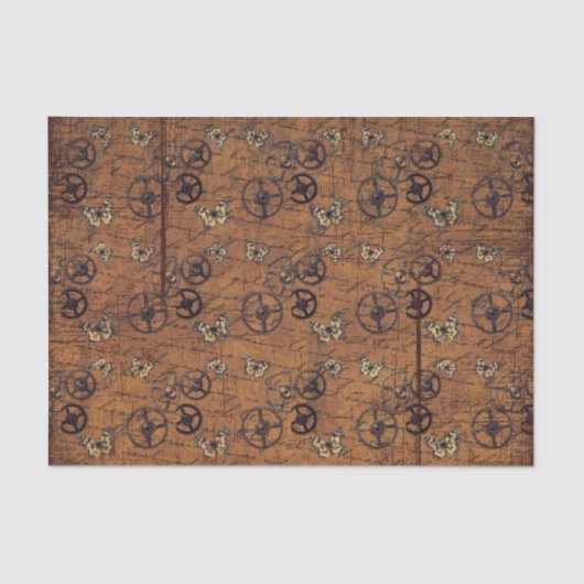 Steampunk-behangpapier Tissuepapier (Voorkant)