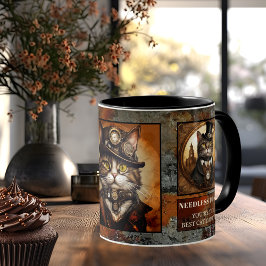 Steampunk beste kat papa ooit koffiemok