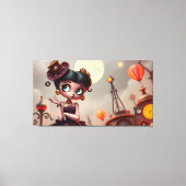 Steampunk Betty 2 Canvas Afdruk (Voorkant)
