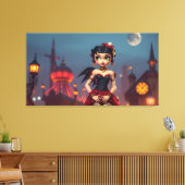 Steampunk Betty 3 Canvas Afdruk (Insitu (Woonkamer))