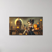 Steampunk Betty Canvas Afdruk (Voorkant)