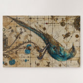 Steampunk Bird Art moeilijk Legpuzzel (Horizontaal)