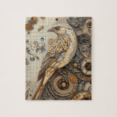 Steampunk Bird Art Small Legpuzzel (Verticaal)