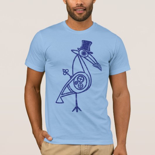 Steampunk Bird T-shirt (Voorkant)