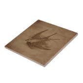 Steampunk Bird Tegeltje (Zijkant)